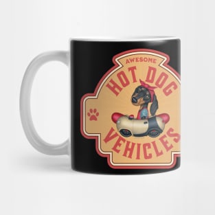 Awesome Dachshund Hotdog Vehicles Mug